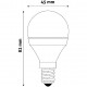 Lampada LED E14 Globo G45 6W 6400k 480lm - Avide