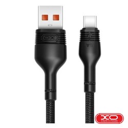 Cabo USB-A 2.0 Macho / USB-C Fast Charge 5A 1M Preto - XO