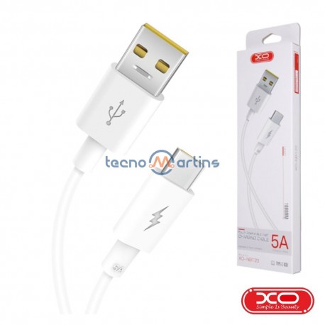 Cabo USB-A 2.0 Macho / USB-C Fast Charge 5A 1M - XO