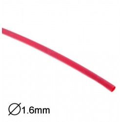 Manga Termoretractil 1m 2:1 Ø1.6-0.8mm Vermelha