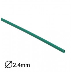 Manga Termoretractil 1m 2:1 Ø2.4-1.2mm Verde