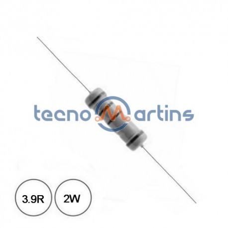 Resistência Carvão 3.9R 2W