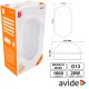 Painel Led 20w 1600lm 4000k Oval 270x145mm - Avide