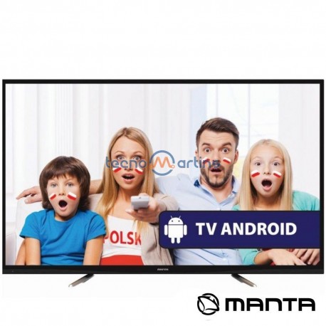 Smart TV DLED 50" Ultra HD USB 2 HDMI Android - MANTA