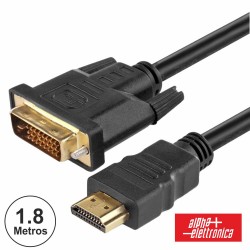 Cabo HDMI Macho / DVI-D Single Link Macho 1.8m - ALPHA