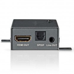Extrator de áudio HDMI » HDMI Saída + Toslink + Jack 3,5 mm