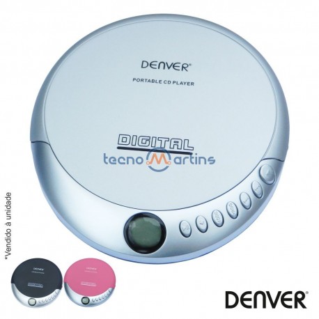 Leitor CD Portátil Discman ( Multicor ) – Denver 