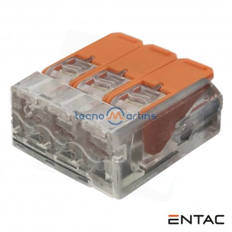 Ligador Rápido c/ Patilha 3 Condutores 0.2-4mm - ENTAC