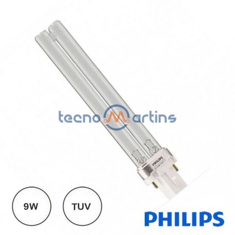 Lampada 9w 2P TUV Ultravioleta Germicida PL-S - Philips