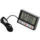 Termometro Digital C/ Relógio (-50ºC .. 70ºC) P/ Painel