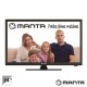 TV LED 24" HD HDMI USB 230/12V - Manta
