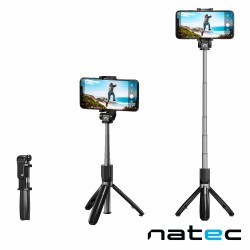 Vara Telescópica Monopod P/ Selfies C/ Função Tripé - NATEC