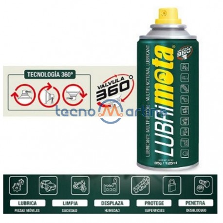 Spray Lubrificante Multifunções 125ml - LUBRIMOTA