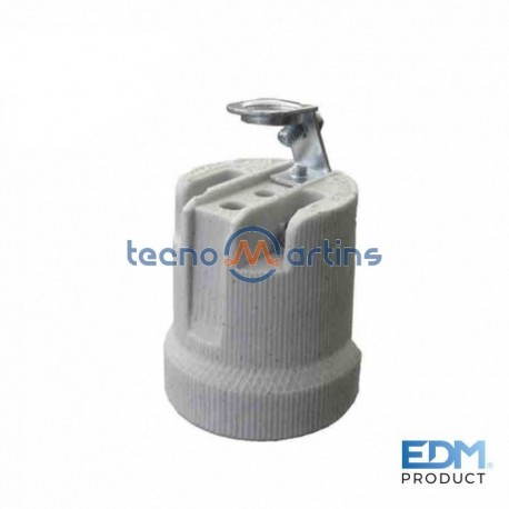 Suporte Lampada E27 Porcelana - EDM