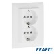 Tomada Ac Inb Dupla Rectangular - Efapel