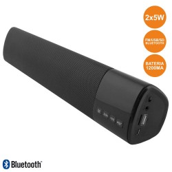 Coluna-Soundbar-2x5w-USB-BT-FM-SD-Sem-Fios-Com Bateria