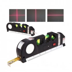 Fita Metrica 2.5mt C/ Nível Bolha + Laser Nivelador - Pro'sKit