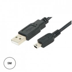 Cabo USB 2.0 "A" Macho / Mini USB "B" Macho 5mt