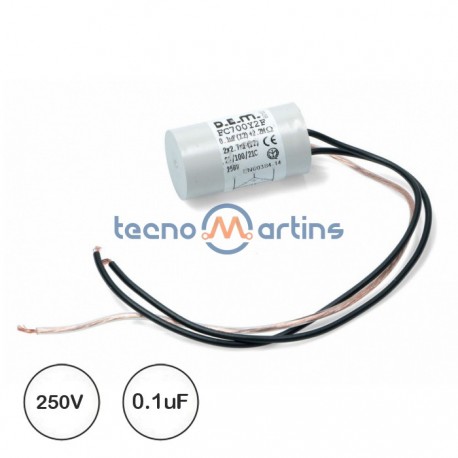 Condensador Flitro Antiparasitas 0.1uF (x2) + 2x2.7nF (y2) C/ 3 Fios