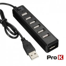 Hub USB2.0 C/ 7 Portas PROK