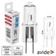 Lampada Halogéneo G4 12v 10w»13w 101lm - Avide