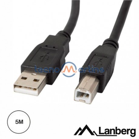 Cabo Usb 2.0 "A" Macho / Usb "B" Macho 3mt - Lanberg