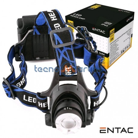 Lanterna De Cabeça 1 LED 5W 600LM ENTAC