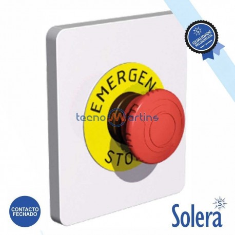 Interruptor de Emergência Parede 230v - Solera