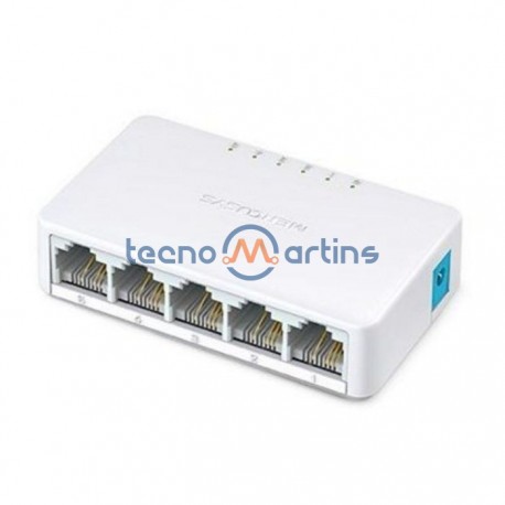 Hub Rj45 Switch Pc 5 Portas MERCUSYS