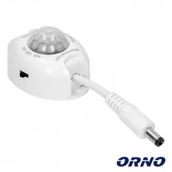 Detetor De Movimentos Pir P/ Fitas LED Branco - ORNO