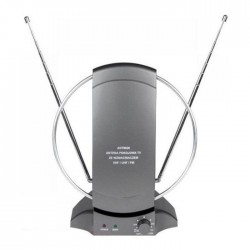 Antena Tv Int Amplificada 32db FM/UHF/VHF