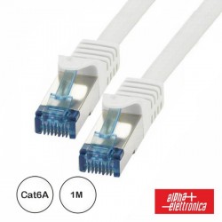 Cabo Rede S/FTP CAT6A 1mt - Branco