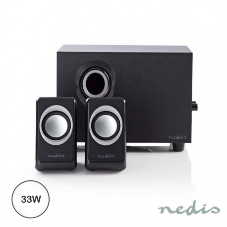 Colunas Pc 33w 2.1 C/ Subwoofer St - NEDIS