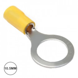 Terminal Olhal 10.5mm (4.0-6.0mm²) Isolado Amarelo
