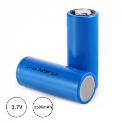 Bateria 3.7v - 3500mA Lithium 26650 Recarregável