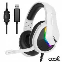 Auscultadores Gaming C/ Microfone + Iuminação RGB USB 7.1 - COOL