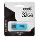 Pen USB 2.0 32GB Azul Celeste - COOL