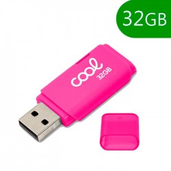 Pen USB 2.0 32GB Rosa - COOL