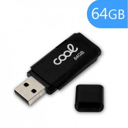 Pen USB 2.0 64GB Preto - COOL