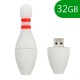 Pen USB 32GB Silicone Pino Bowling - COOL