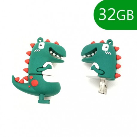 Pen USB 32GB Silicone Dinossauro - COOL