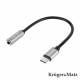 Ficha Adapt. Usb-C Macho P/ Jack 3.5mm Femea - KRUGER MATZ