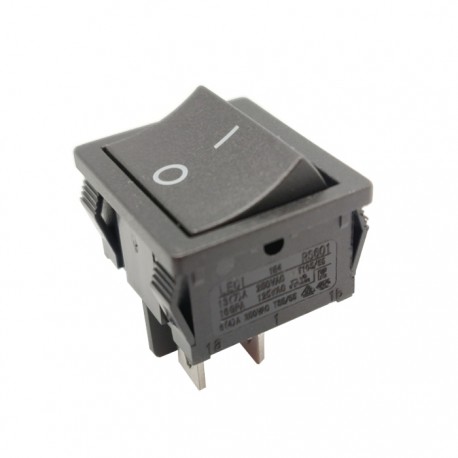 Interruptor Basculante Bipolar 6A-250v DPST 4 Terminais OFF-(ON)