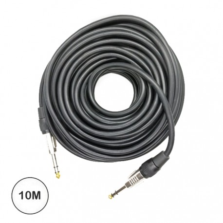Cabo Jack 6.35 Stereo Macho / Jack 6.35 Stereo Macho 10mt - EG