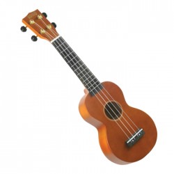 Ukulele Soprano Pack Learn 2 Completo Transparent Brown - Mahalo