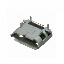 Ficha Usb Micro USB2.0 - B 5 Pinos P/Pcb Smt - Amphenol