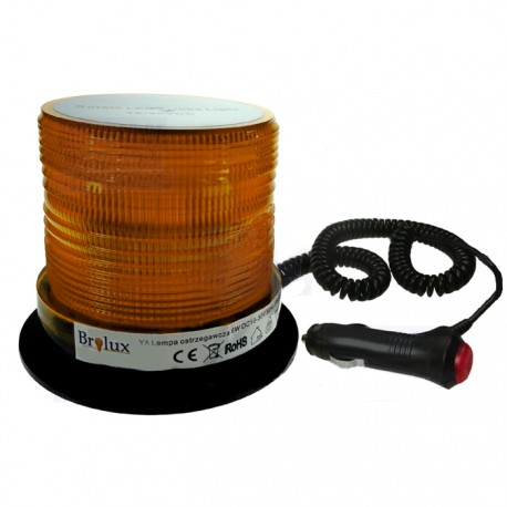 Pirilampo LED Estroboscópico Magnético Laranja 10-30V 6W