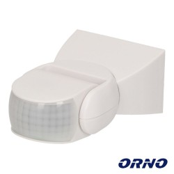 Sensor Movimento Infrav. 180º IP65 Branco – ORNO