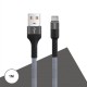 Cabo Usb Tipo-A 2.0 Macho / Usb Tipo-C Macho 2A 1mt Cinza