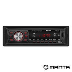 Auto Radio 10Wx4 C/ FM/SD/USB/BT MP3 - MANTA